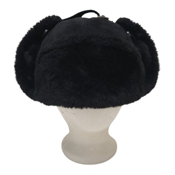 Zavelio Shearling Aviator Trapper Hat - Picture 7 of 11